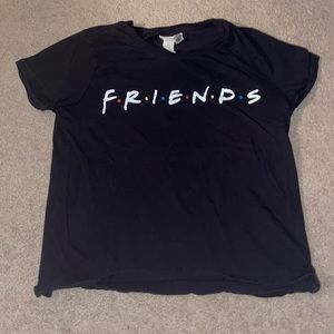 Black FRIENDS Tshirt size M from H&M